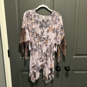 Free People Dream State Robe Lilac-Size Small